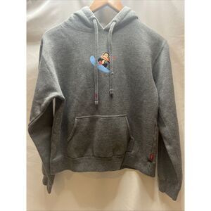 Paul Frank Sweatshirt Hoodie Woman's‎ Gray Small